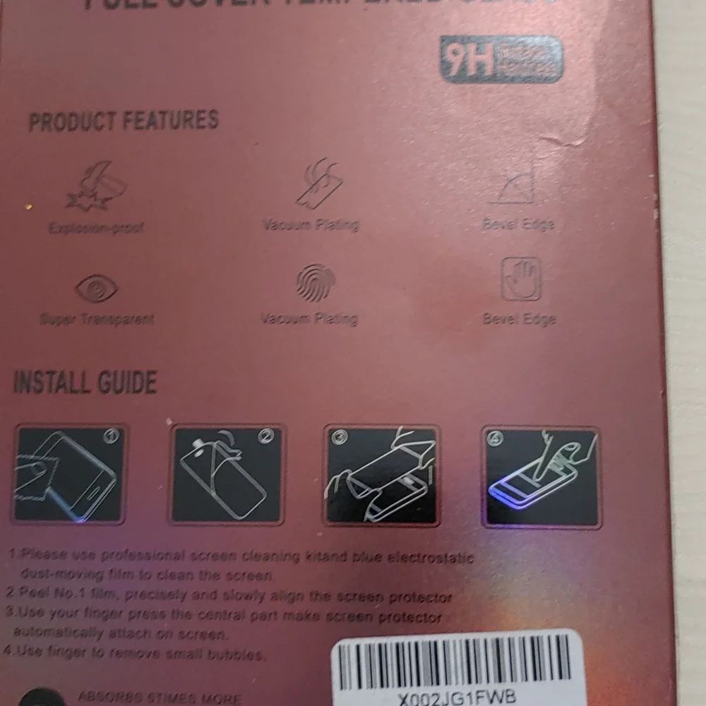 Tempered Glass Screen Protector For Samsung S7 plus NWB